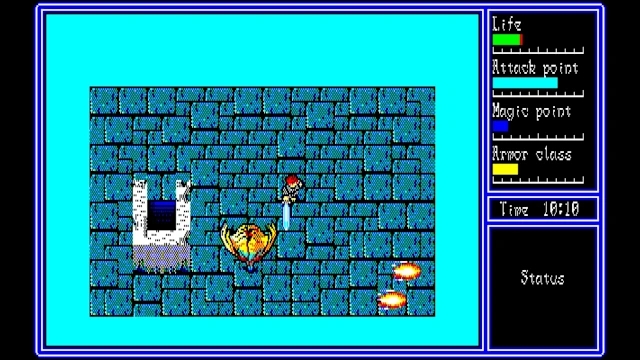 EGGCONSOLE HYDLIDE3 S.V. PC-9801 screenshot 3