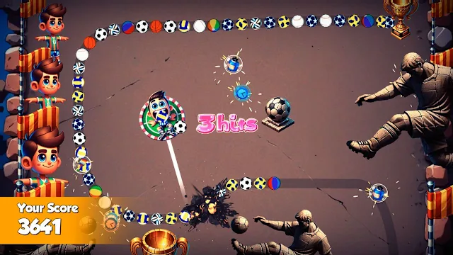 Zumba - Soccer Marble League screenshot 1