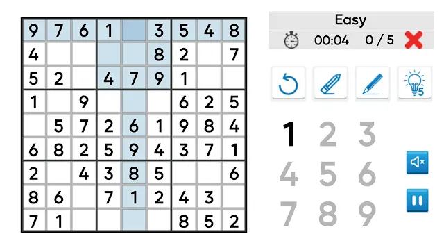 Sudoku Mania screenshot 0