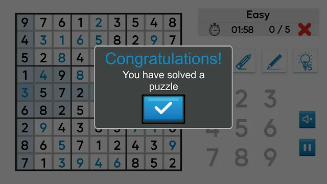 Sudoku Mania screenshot 1