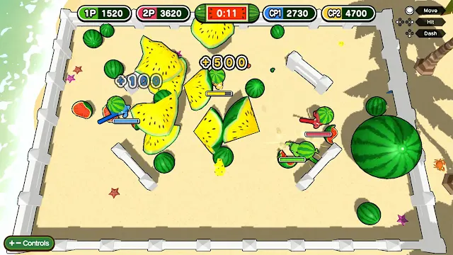 Hit! Spin! Watermelon Party screenshot 6