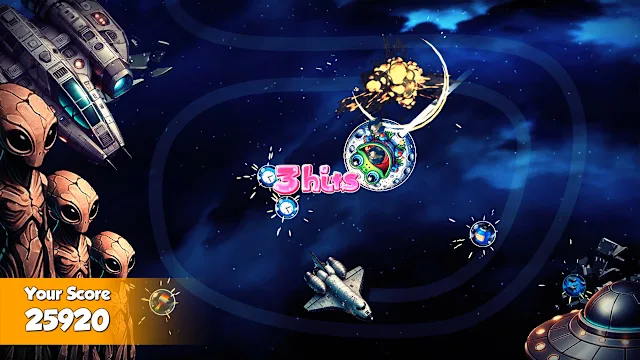 Zumba - Galactic Marble Blast screenshot 2