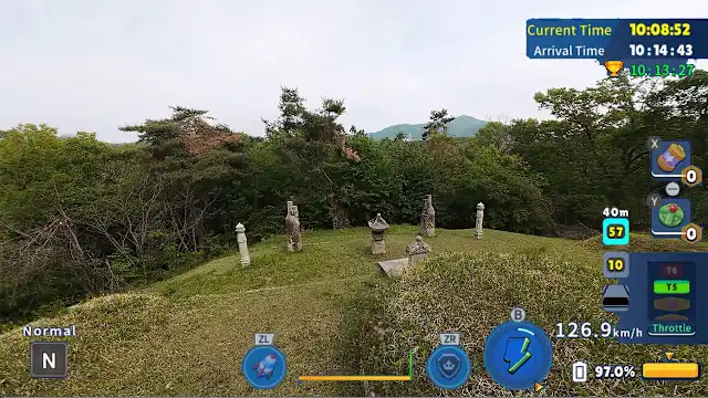 Korean Drone Flying Tour Tomb of Prince Imyeong screenshot 2
