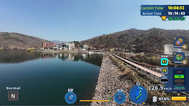 Korean Drone Flying Tour Ongnam Lake Park screenshot 2