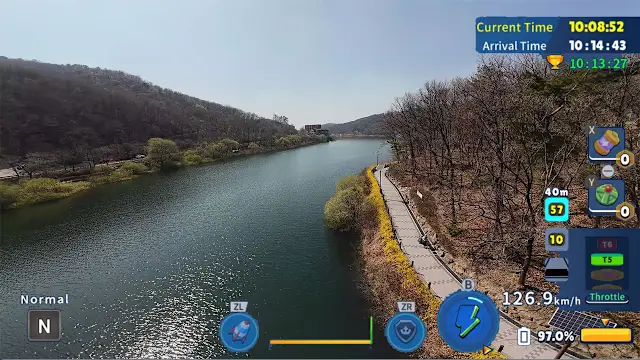 Korean Drone Flying Tour Ongnam Lake Park screenshot 1