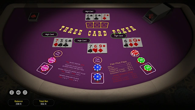 3 Card Poker screenshot 2