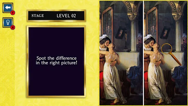 Brain Workout! Find the Difference in Classic Art screenshot 0