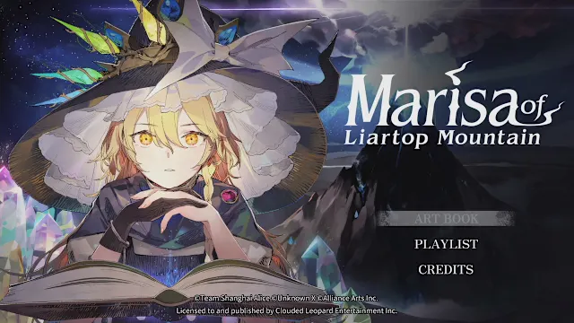 Marisa of Liartop Mountain Digital Artwork & Sound Player screenshot 0