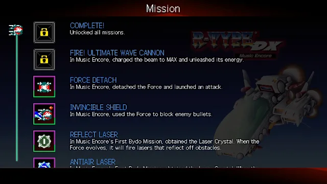 R-TYPE DX: Music Encore screenshot 5