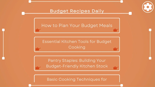 Budget Recipes Daily screenshot 1