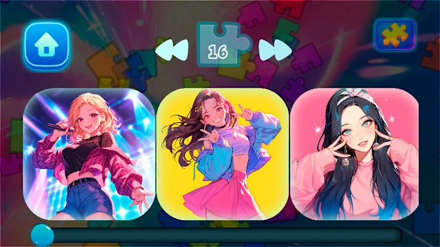 K-Pop Puzzle Idols: Music Festival screenshot 0