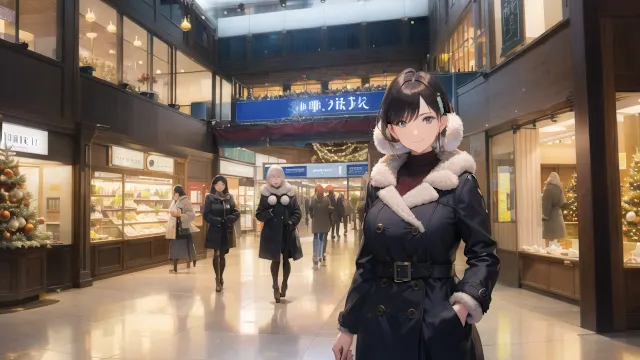 Anime Girls: Tokyo Christmas screenshot 1