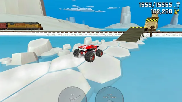 Monster Ramp Racing screenshot 1