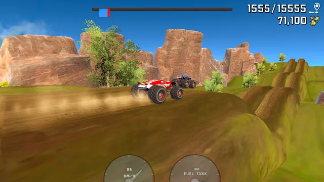 Monster Ramp Racing screenshot 2
