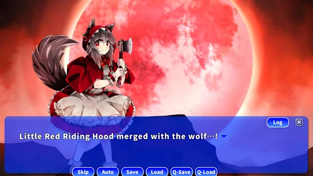 The Wolf and the Blood Moon／オオカミと赤い満月 screenshot 2