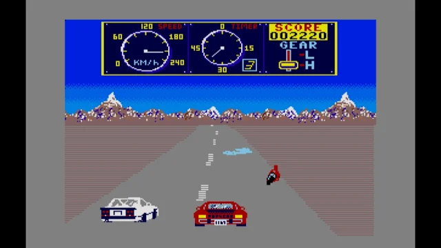 EGGCONSOLE Mad Rider MSX2 screenshot 1