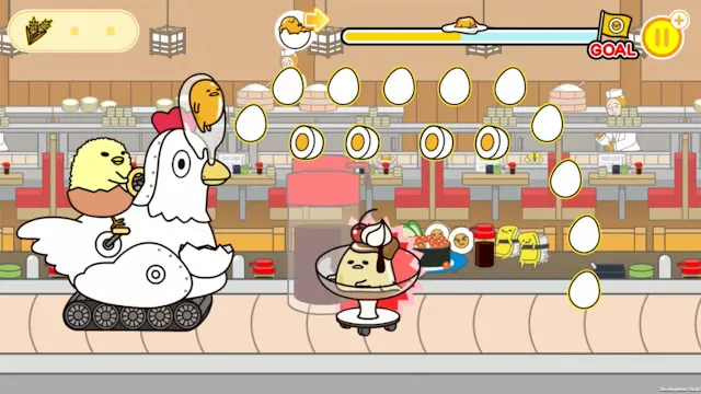 "GUDETAMARUN" - Running GUDETAMA ! But GUDETAMA wants to be Gudegude ~ screenshot 6