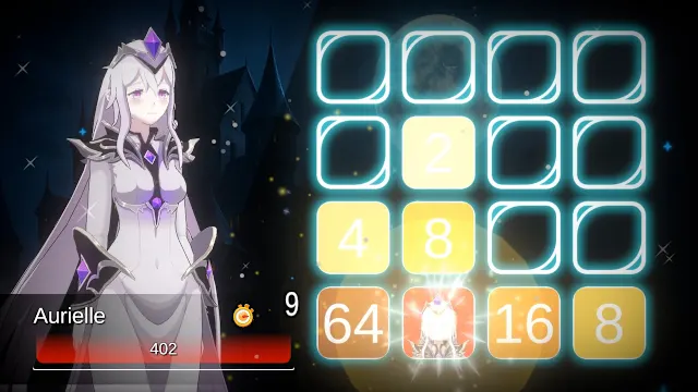 Battle Puzzle 2048 - Maidens of Steel screenshot 1