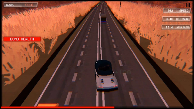 Drift Highway: Retro Console Edition screenshot 2
