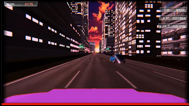 Drift Highway: Retro Console Edition screenshot 4