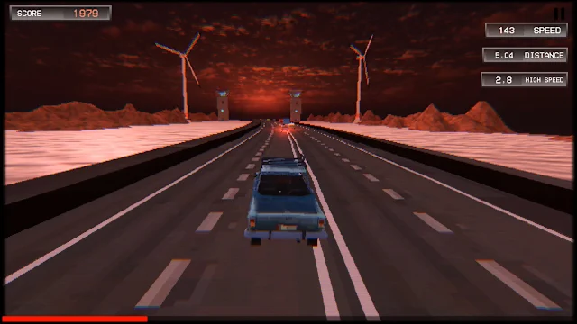 Drift Highway: Retro Console Edition screenshot 5