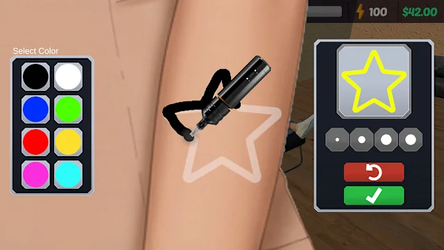 Tattoo Studio Simulator screenshot 2