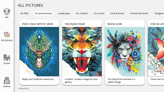 CreArt – Painting by Numbers screenshot 1