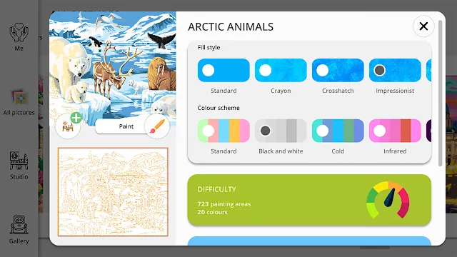 CreArt – Painting by Numbers screenshot 2