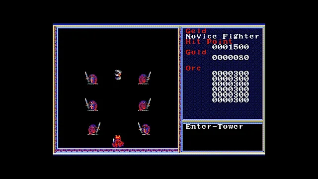 EGGCONSOLE Revival Xanadu II PC-9801 screenshot 2