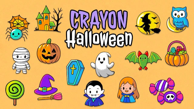 CRAYON HALLOWEEN