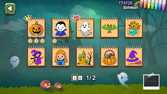 CRAYON HALLOWEEN screenshot 1