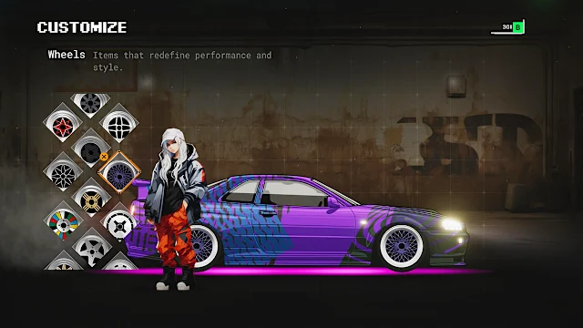 JDM Pixel Street Car Racing screenshot 3
