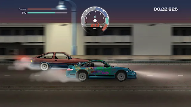 JDM Pixel Street Car Racing screenshot 4