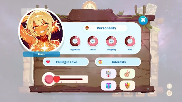 Planet Romance Girls: Conquer the Zodiac Horoscope screenshot 4