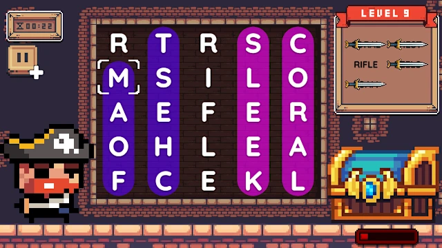 Word Quest Pirates screenshot 2