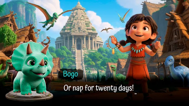 Jurassic Island: The Legend of Makumaku screenshot 1