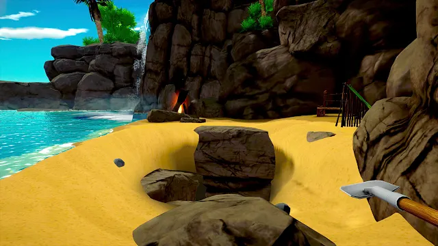 Hole Digging Beach Simulator screenshot 0