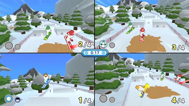 Slide! Throw! Snow Party screenshot 2