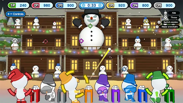 Slide! Throw! Snow Party screenshot 5