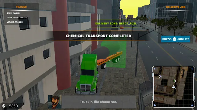 Truck Simulator: Delivery in City screenshot 3
