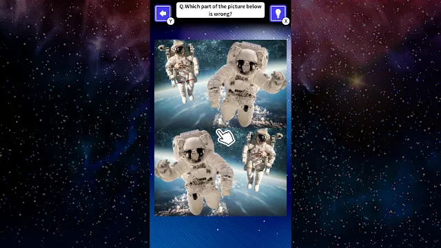 Train Your Brain! Spot the Difference with space Photos screenshot 1