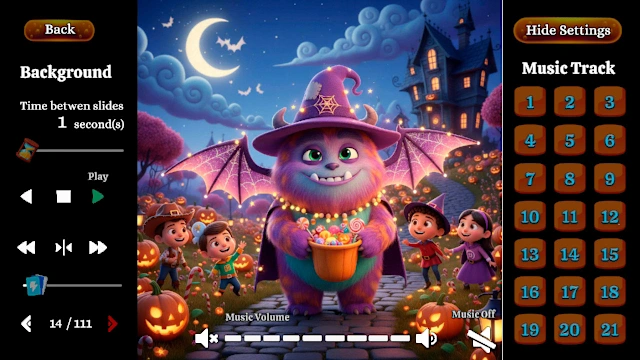 Spooky Sweets: Screen Backgrounds screenshot 1