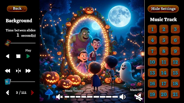 Spooky Sweets: Screen Backgrounds screenshot 0