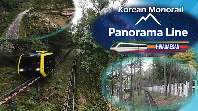 Korean Monorail Panorama Line Hwagaesan
