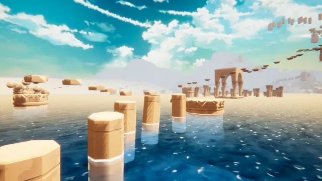 Oasis Obby Parkour screenshot 2