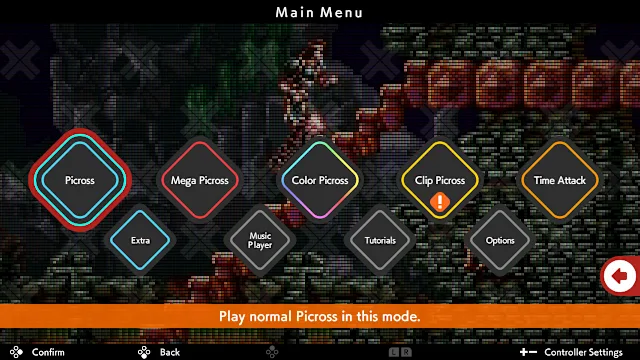 PICROSS S KONAMI ANTIQUES edition screenshot 2