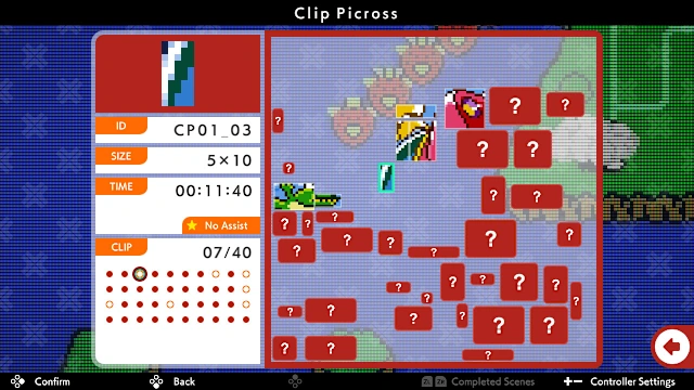 PICROSS S KONAMI ANTIQUES edition screenshot 5