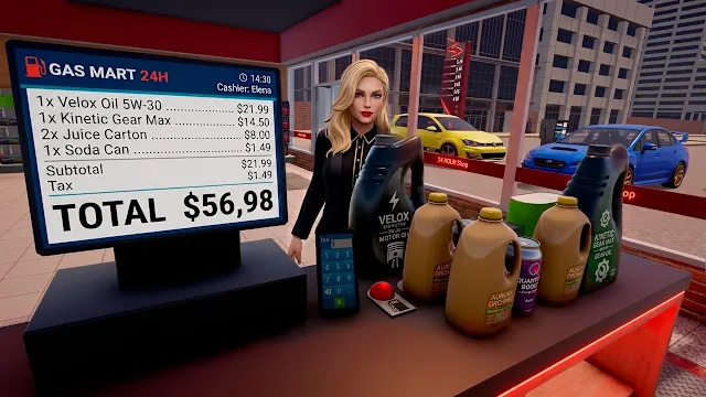 Supermarket Gas Station Simulator screenshot 0
