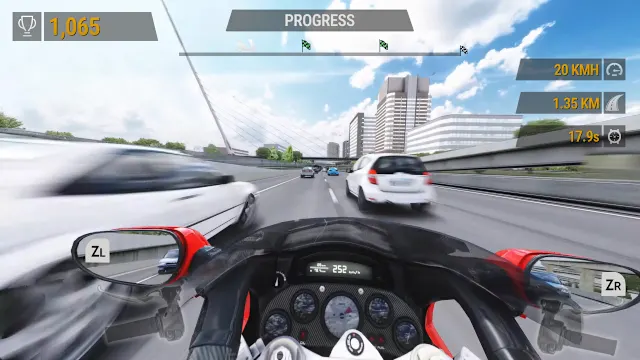 Moto Racer Highway Traffic screenshot 0
