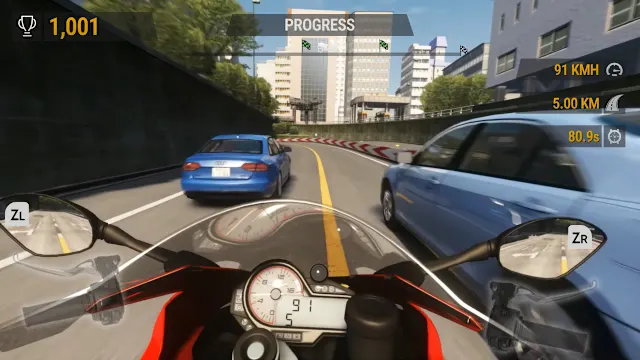 Moto Racer Highway Traffic screenshot 1
